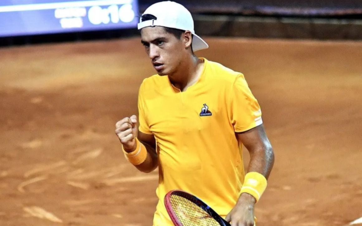 Sebastián Báez quiere instalarse en las semifinales del ATP 500 de Río de Janeiro