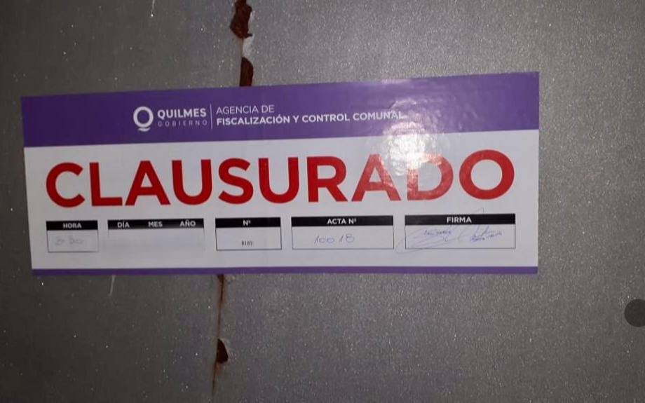 Clausuran mayorista por irregularidades con alimentos e higiene en Quilmes