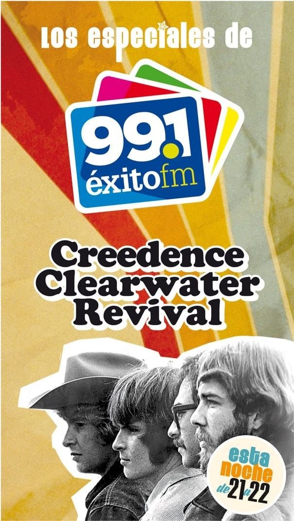 Creedence, protagonista esta noche del especial de Éxito FM 99.1