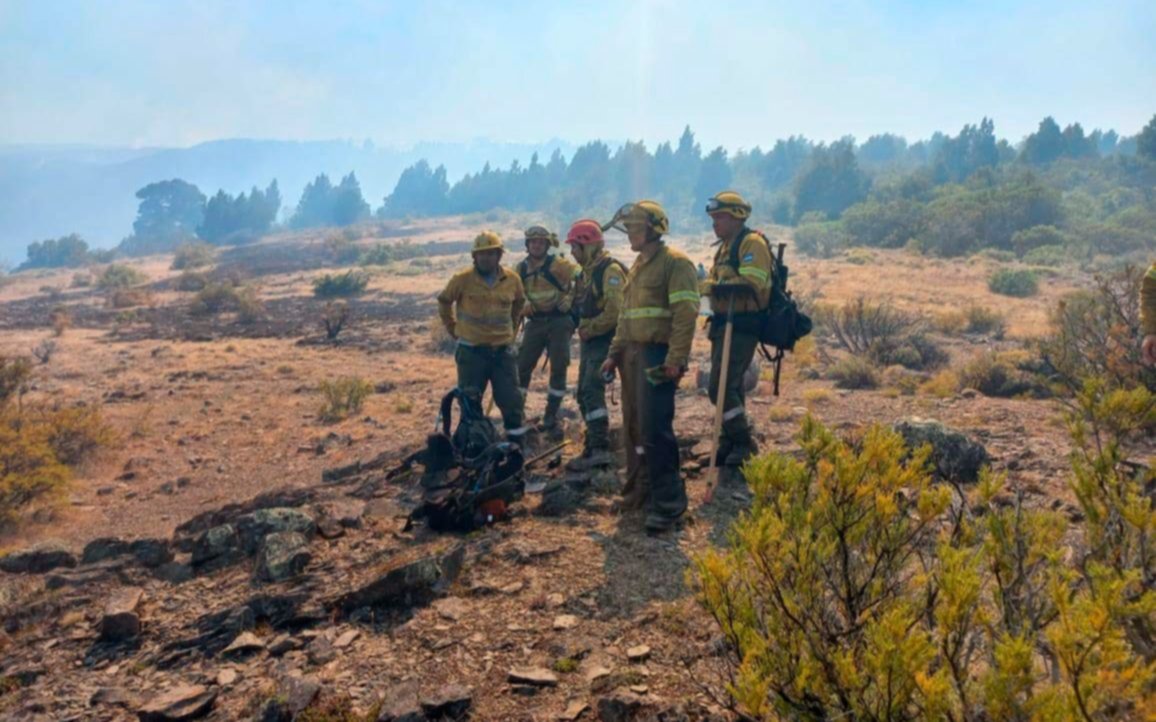 Los incendios en el Parque Los Alerces no bajan su intensidad y ya destruyeron 3.005 hectáreas