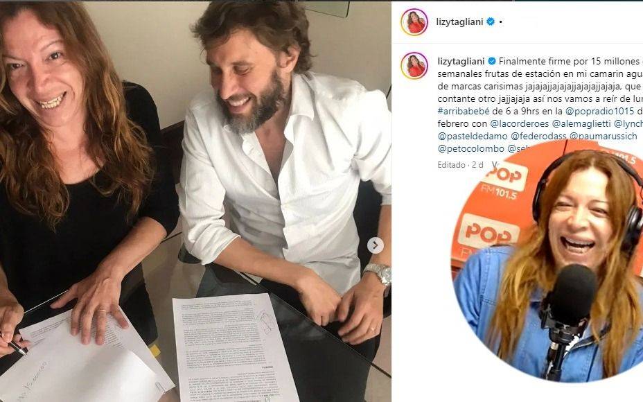 Lizy Tagliani y su regreso a la radio