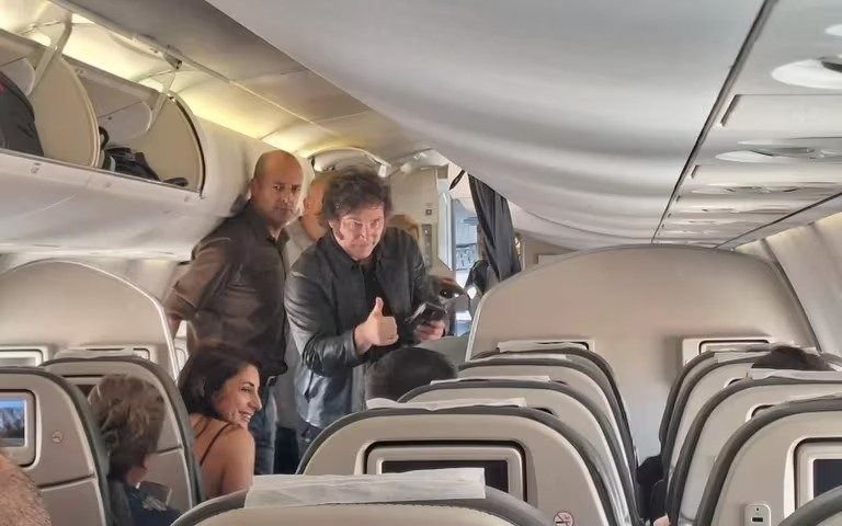 Milei fue a Mar del Plata a visitar a Fátima Flórez