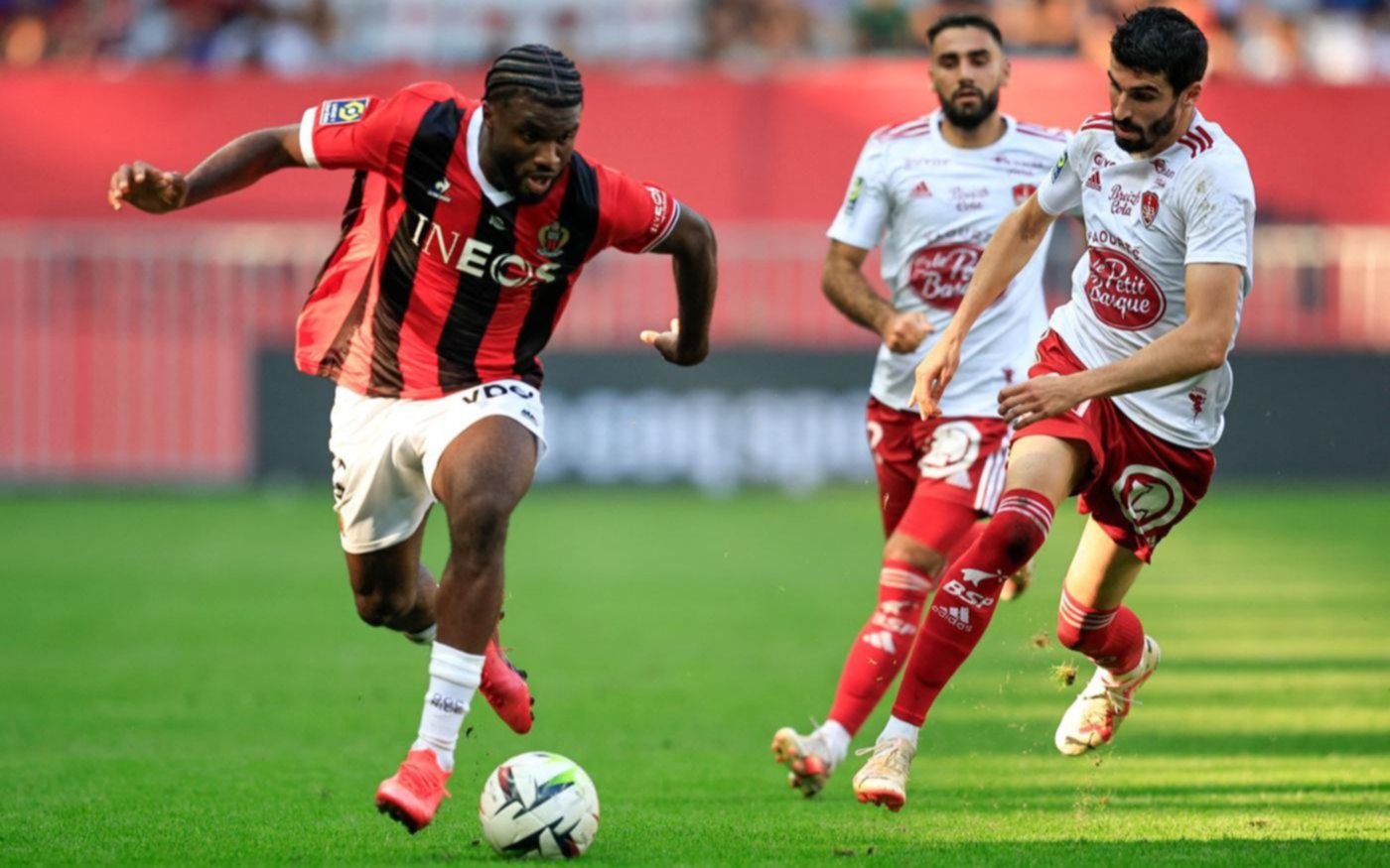 Niza empató 0-0 con Brest y quedó más lejos del PSG en la Ligue 1