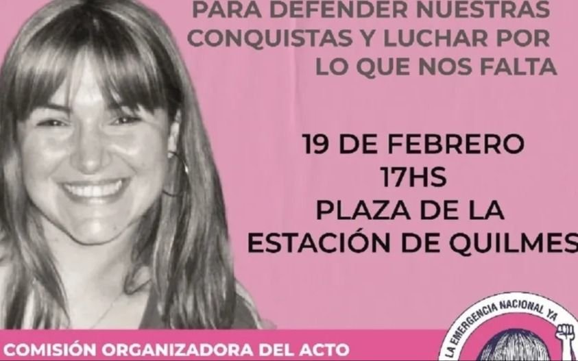 Quilmes: Acto por los 12 años del femicidio de Natalia López