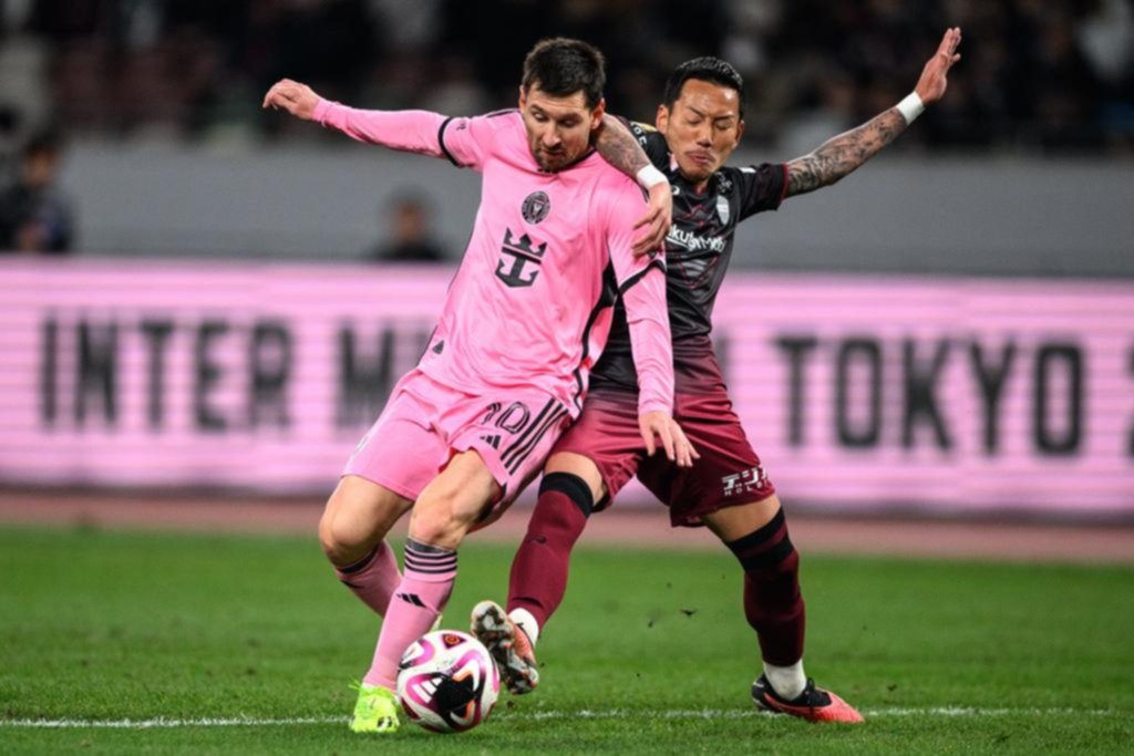 Messi jugó media hora en el final de la gira
