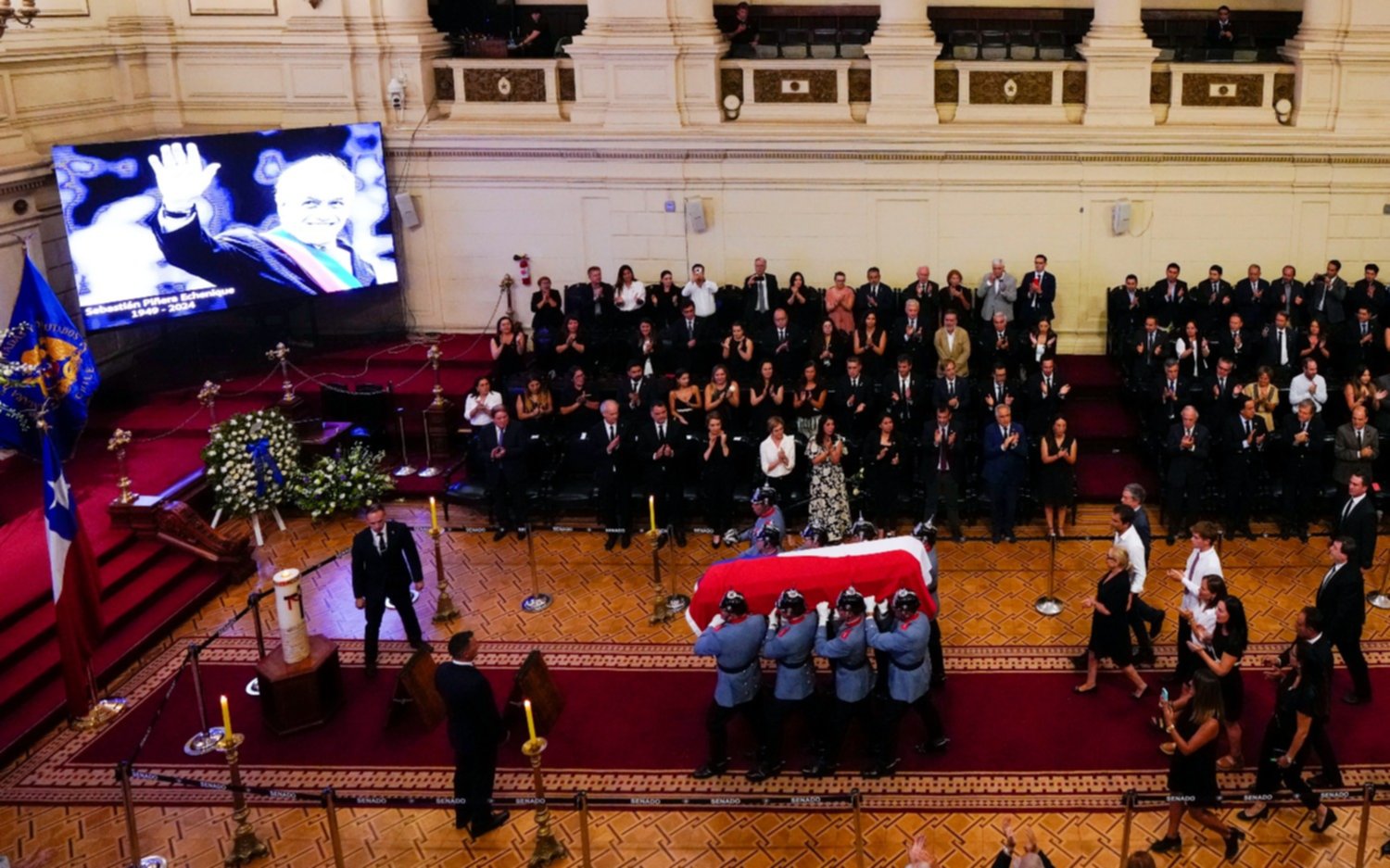 Velatorio y capilla ardiente en el Congreso,en el marco de los funerales de Estado 