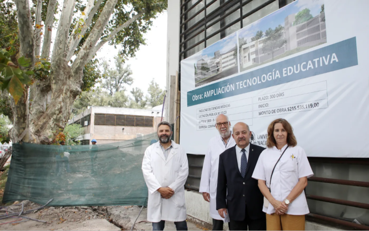 La Facultad de Medicina suma un quinto piso y trabaja en un nuevo edificio en Los Hornos