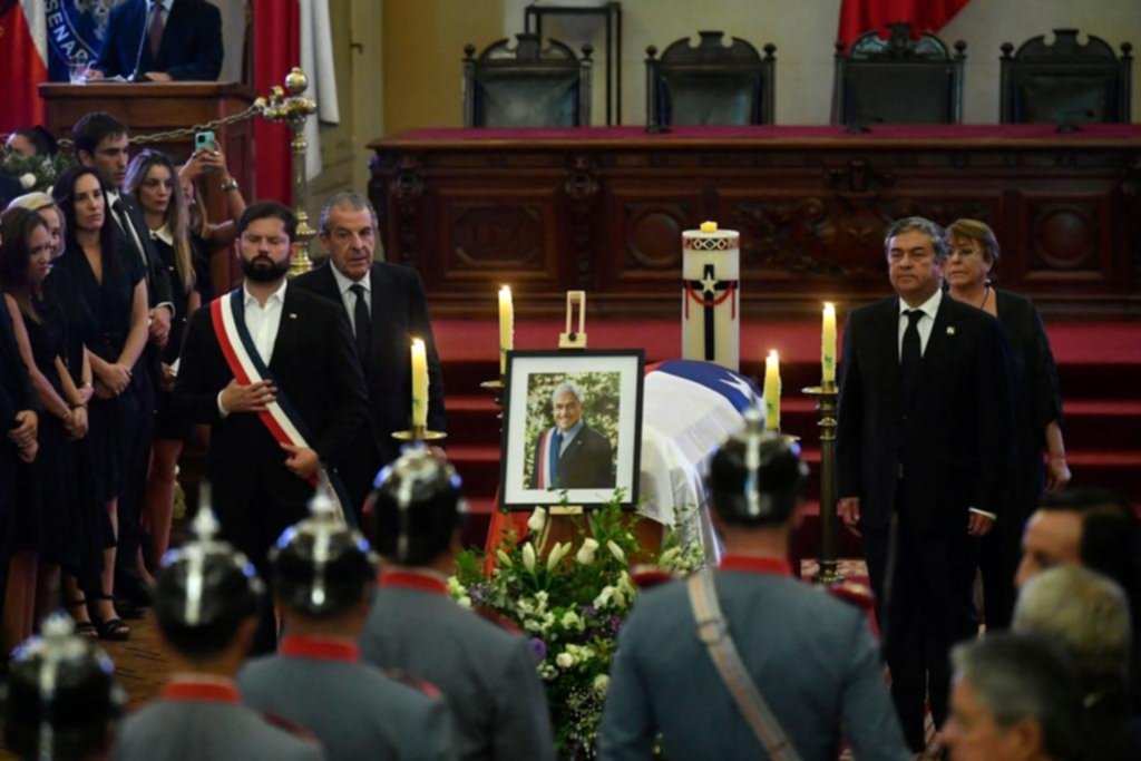 Todo el arco político chileno le dio el último adiós a Piñera