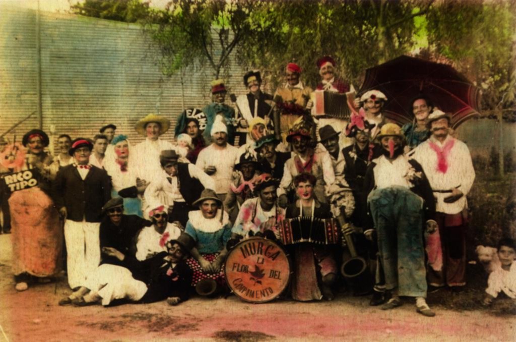 El carnaval, hasta en los días post fundacionales