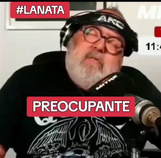 Lanata dijo que editaron su video durmiendo en la radio