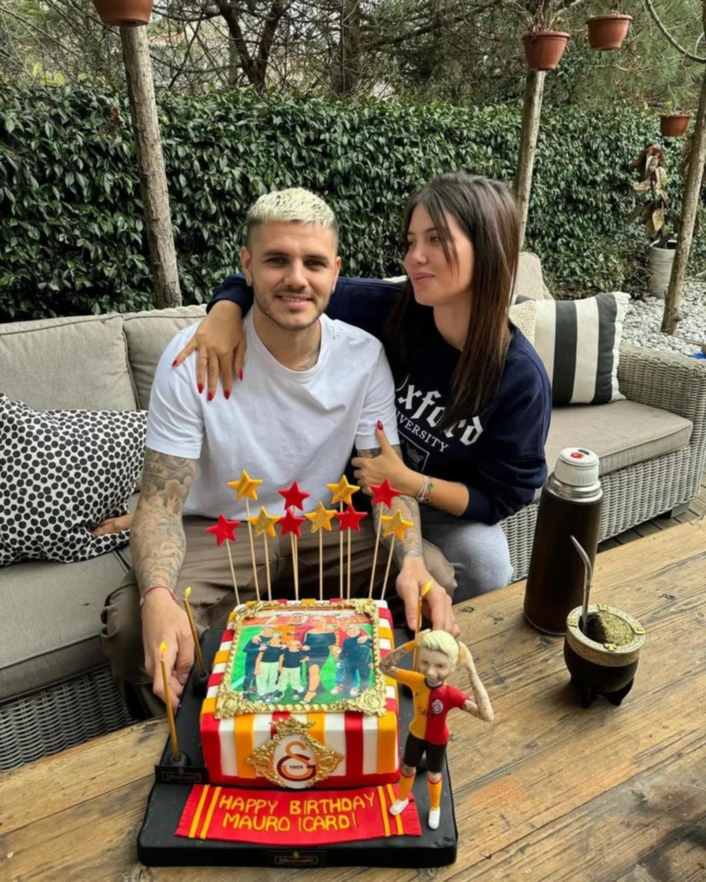 La espectacular torta que Wanda preparó para Icardi