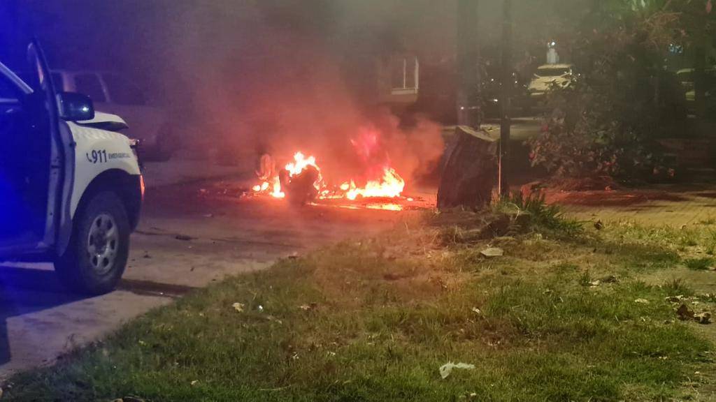 Grave accidente entre un patrullero y una moto