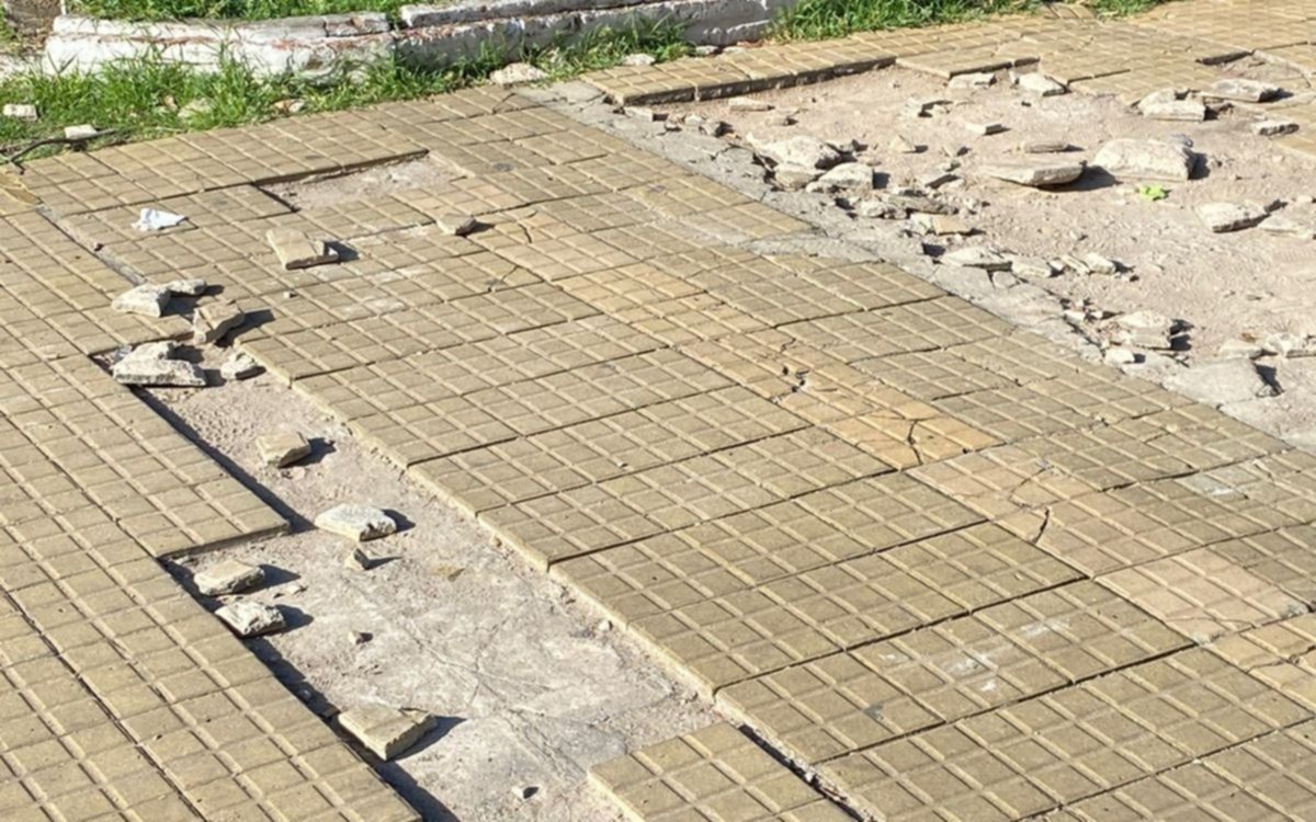 Preocupación de los vecinos por el "abandono" de Plaza Rocha