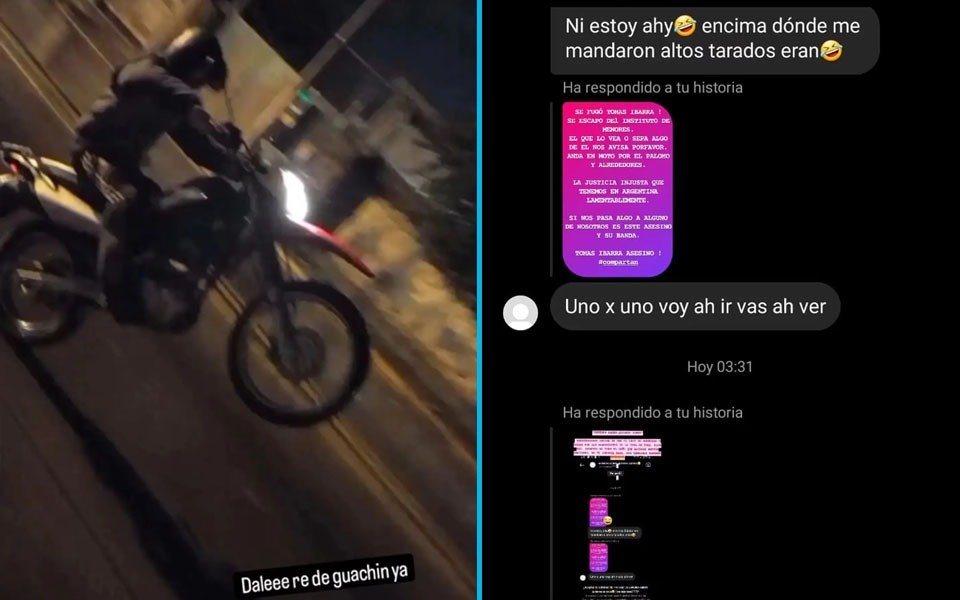 "Uno por uno voy a ir": los mensajes intimidatorios del joven que asesinó y se fugó en La Plata