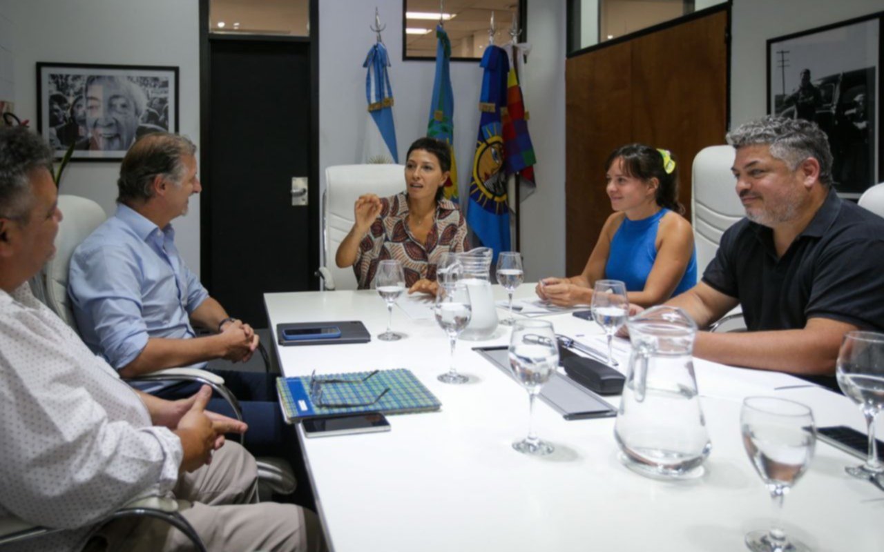 Mayra Mendoza recibió al gerente de EDESUR