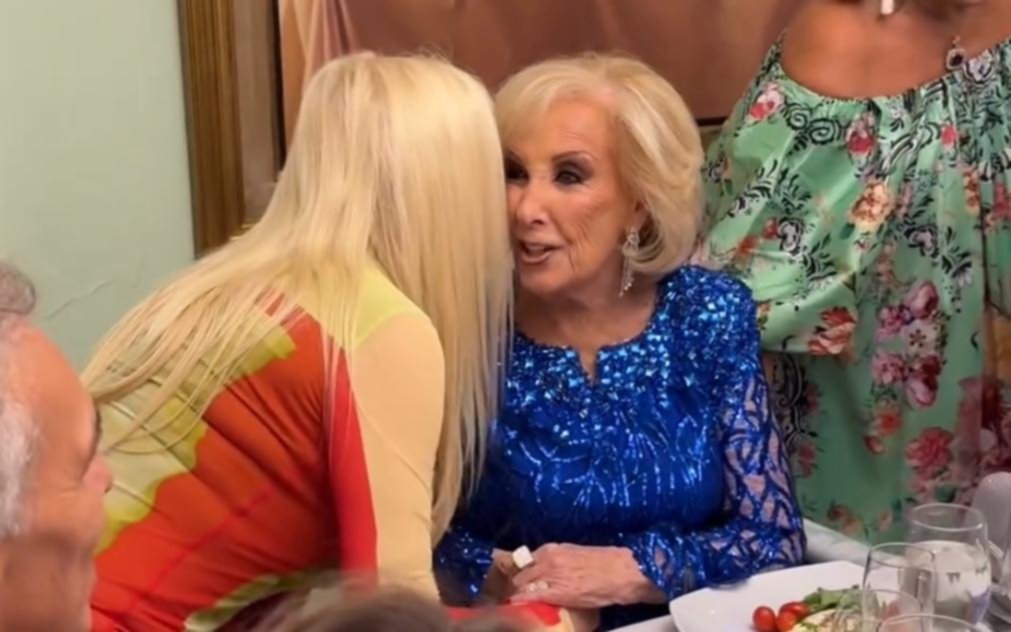 Mirtha: triste por el país, no faltó a trabajar y tuvo festejo con Susana como sorpresa