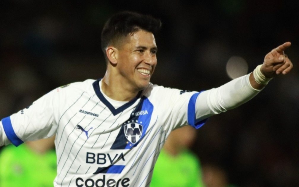 Con un gol del ex Gimnasia, Maximiliano Meza, Monterrey goleó al Juárez por la liga mexicana