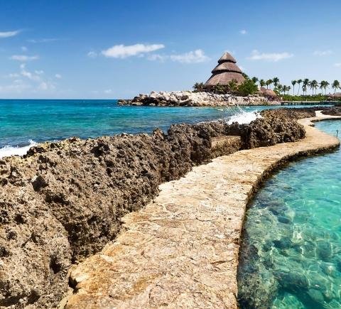 Una playa de ensueño en el “caribe” de México