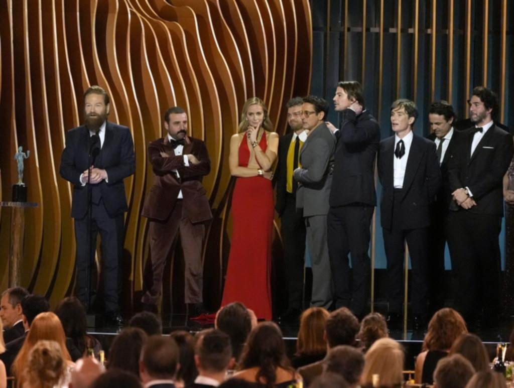 “Oppenheimer”, cada vez más favorita: ganó en los SAG