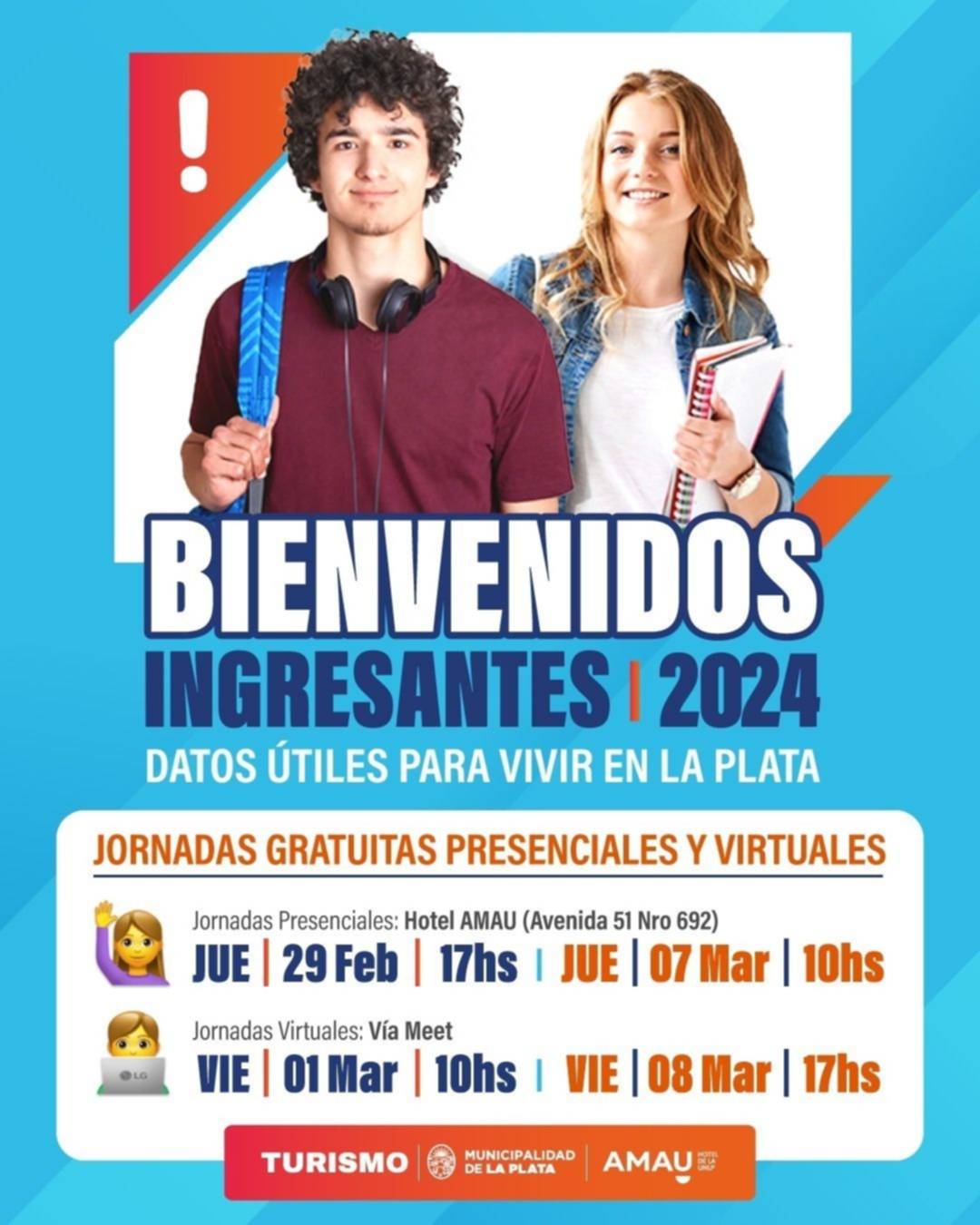 Bienvenidos ingresantes: organizan recorridas para que los estudiantes conozcan La Plata