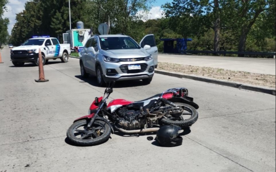 Choque en la Av. 60 en Berisso dejó un herido