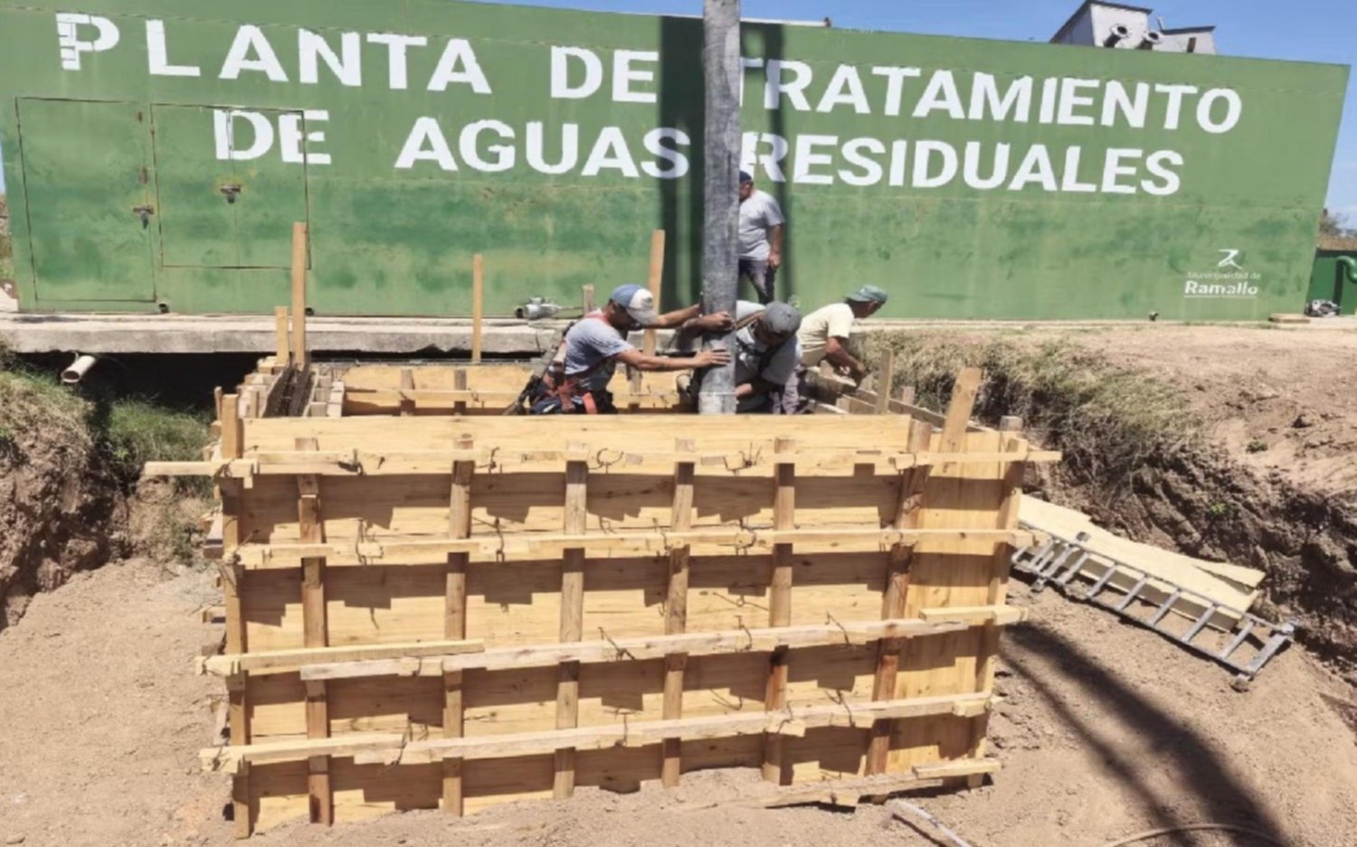 Santa Fe:  El Paraíso, la planta de tratamientos cloacales que entra en su etapa final