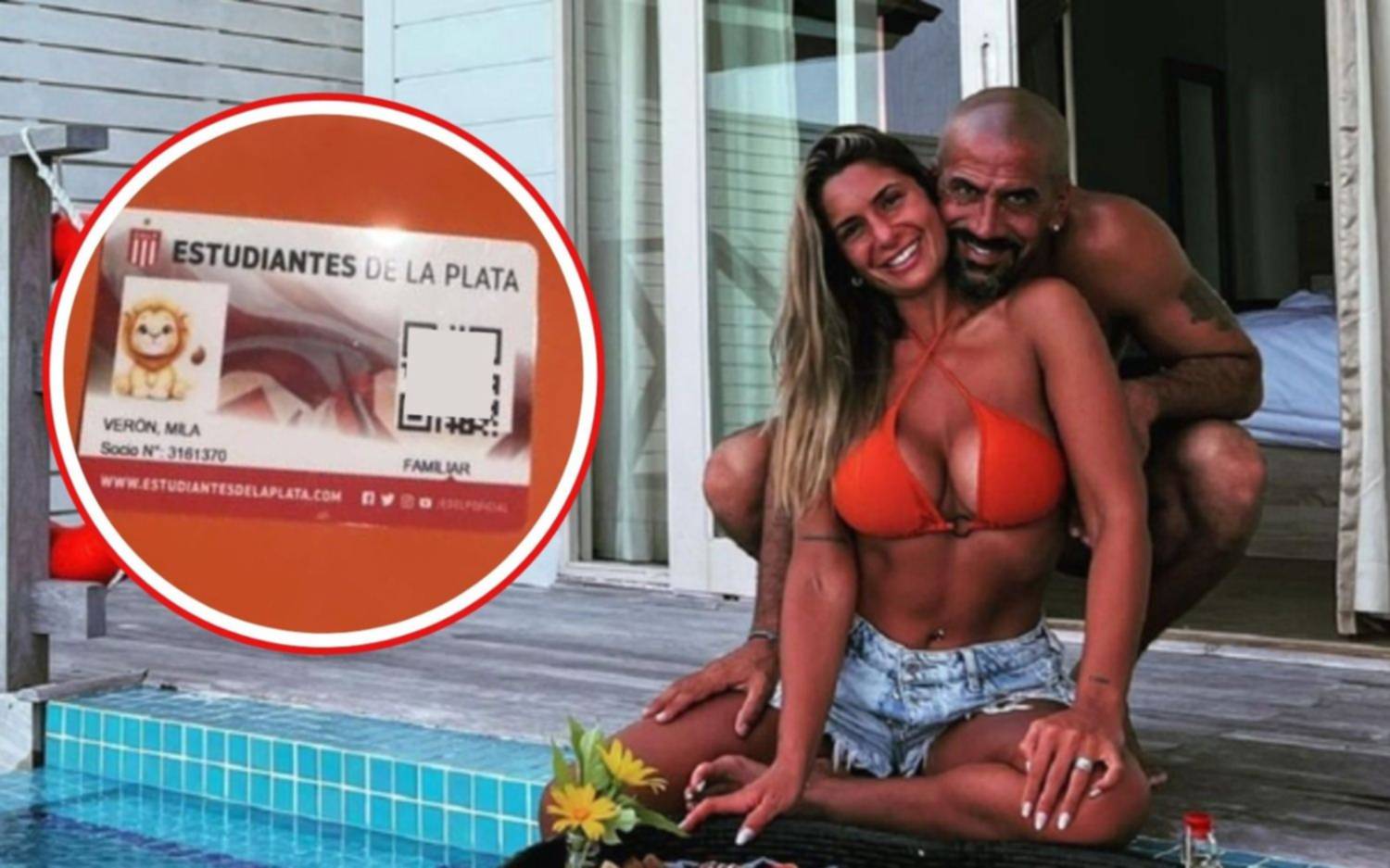 Mila Verón es socia al minuto de Estudiantes: "Bienvenida a nuestra gran familia"