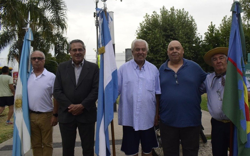 En La Plata, hubo un emotivo homenaje por el Combate de San Lorenzo