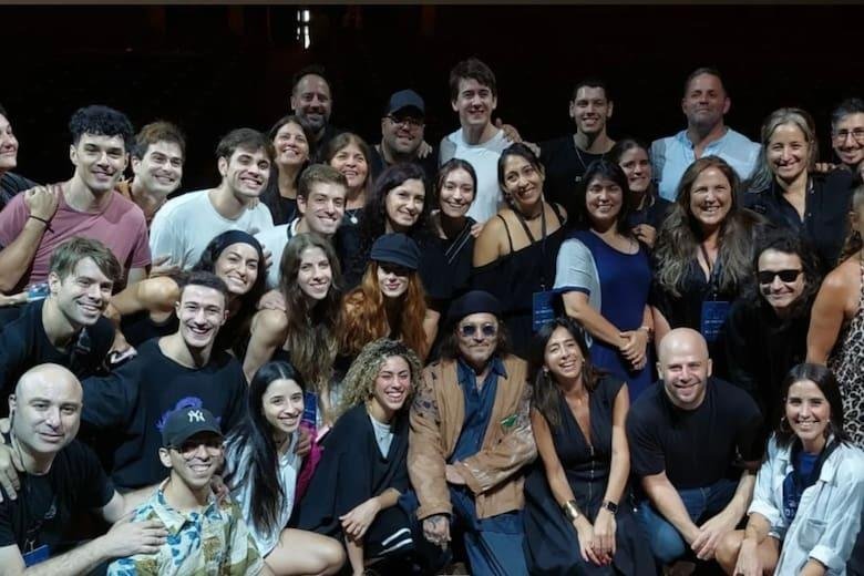 De paseo por Argentina, Johnny Depp cayó por sorpresa al Teatro Colón