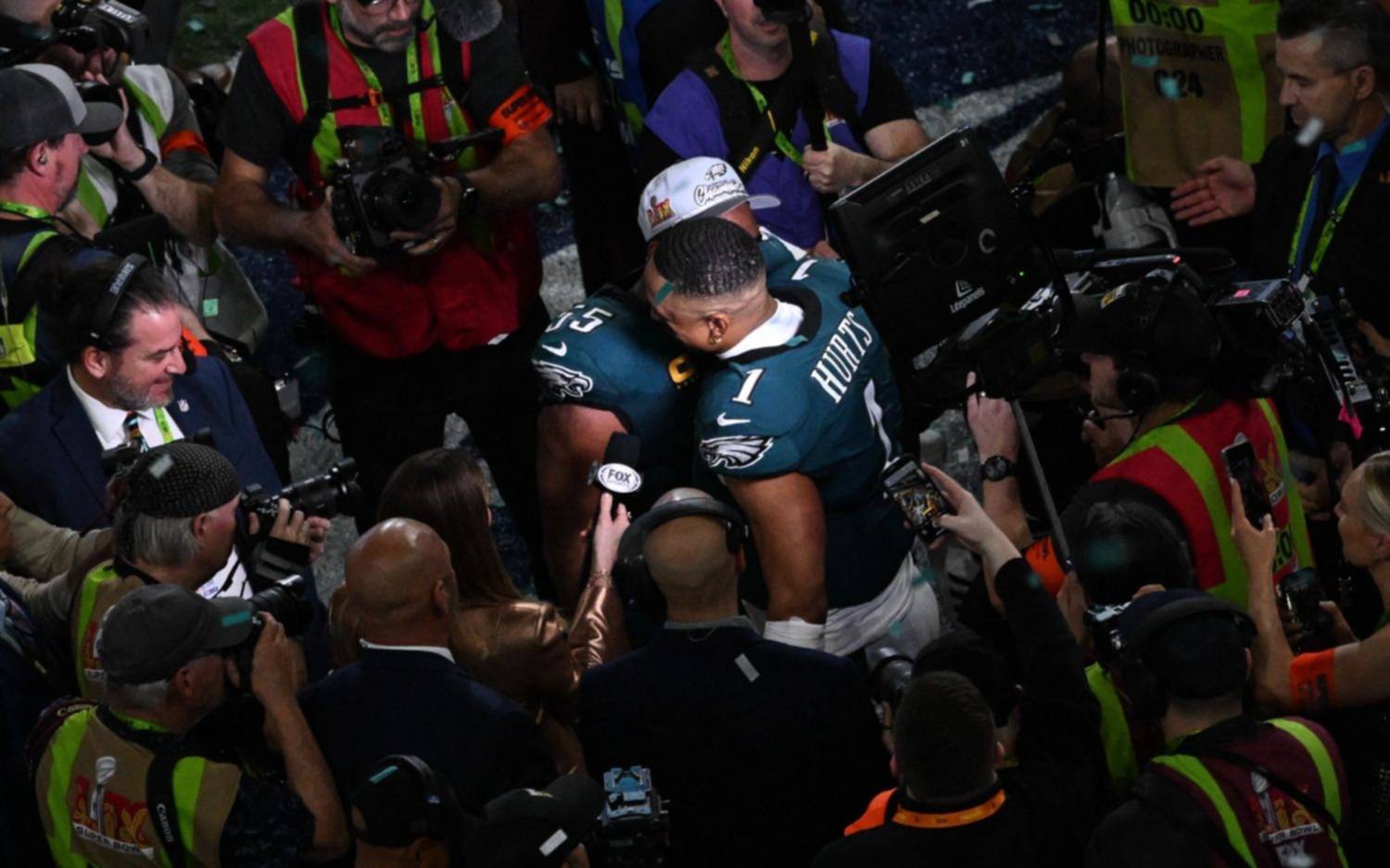 Las Águilas de Philadelphia ganaron el Súper Bowl ante Kansas por paliza