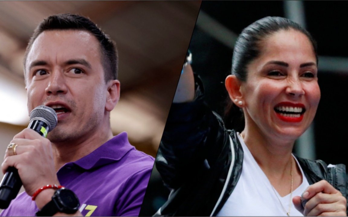 Elecciones en Ecuador: Luisa González y Daniel Noboa irán al balotaje