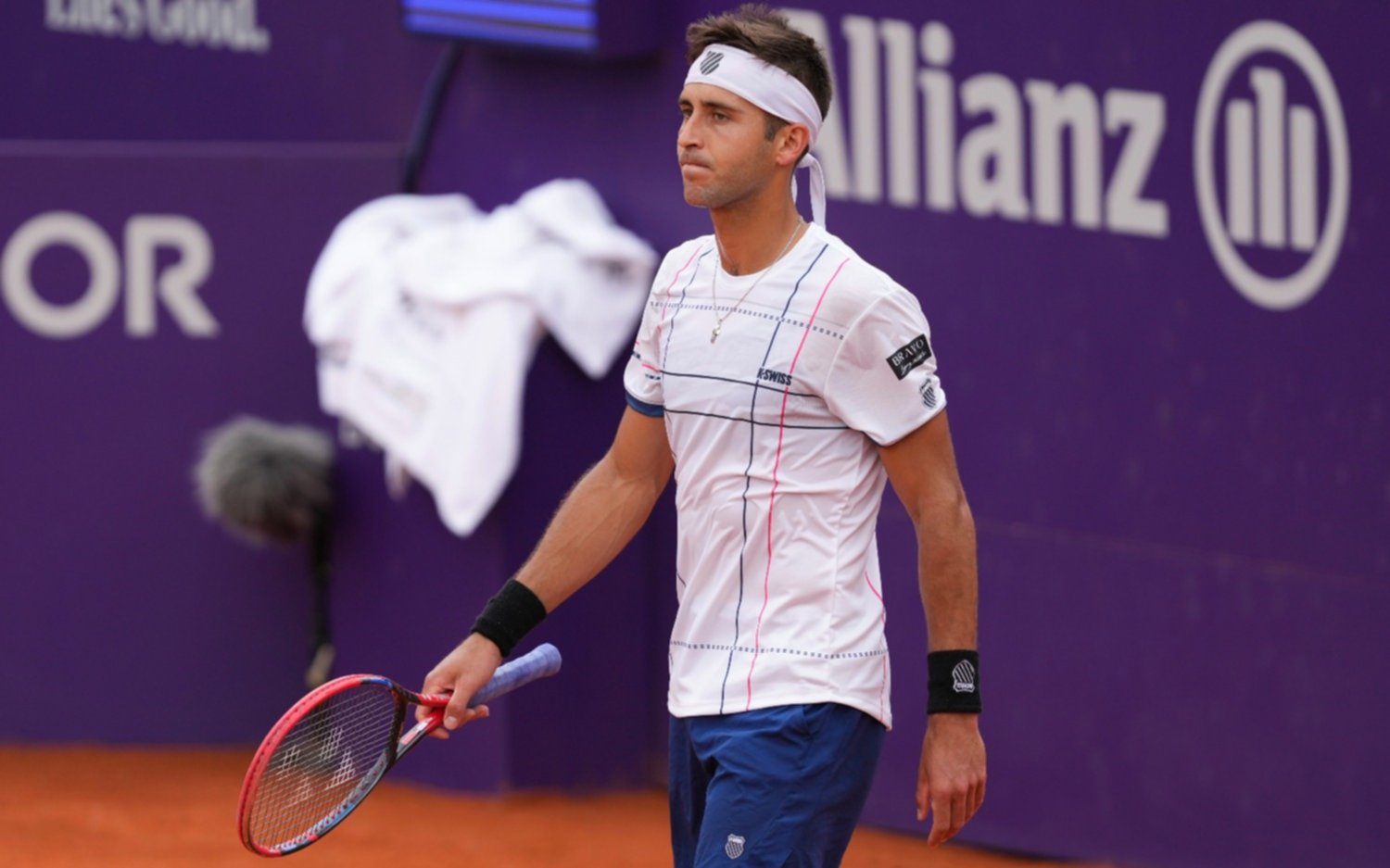 El platense Tomás Etcheverry, eliminado en el Argentina Open: cayó ante el brasileño João Fonseca