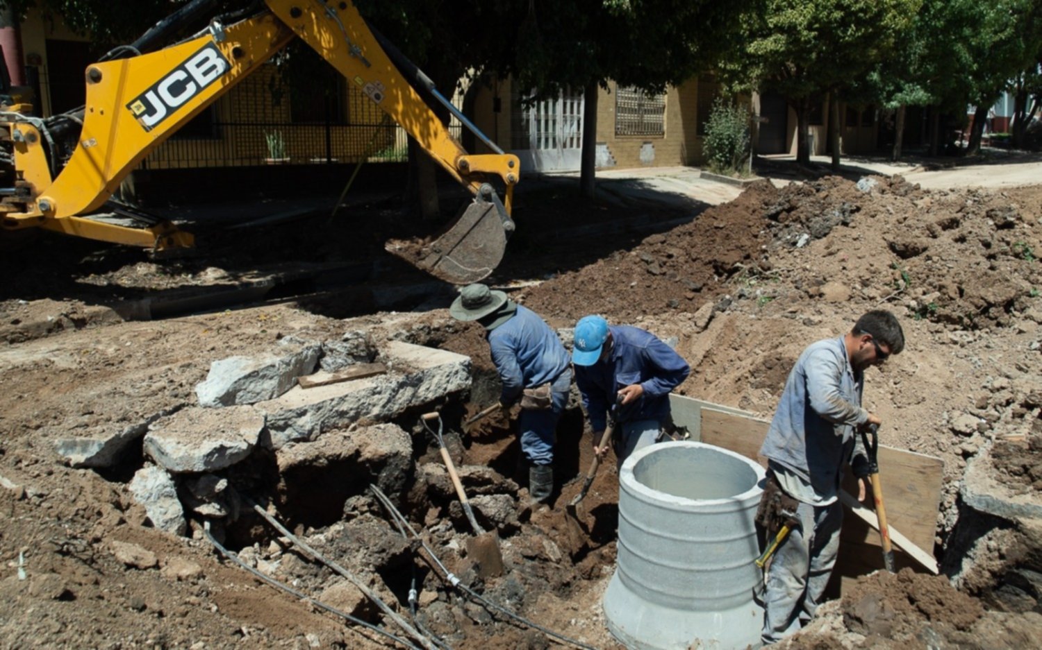 El Municipio avanza con una obra vial e hidráulica en una zona neurálgica de La Plata
