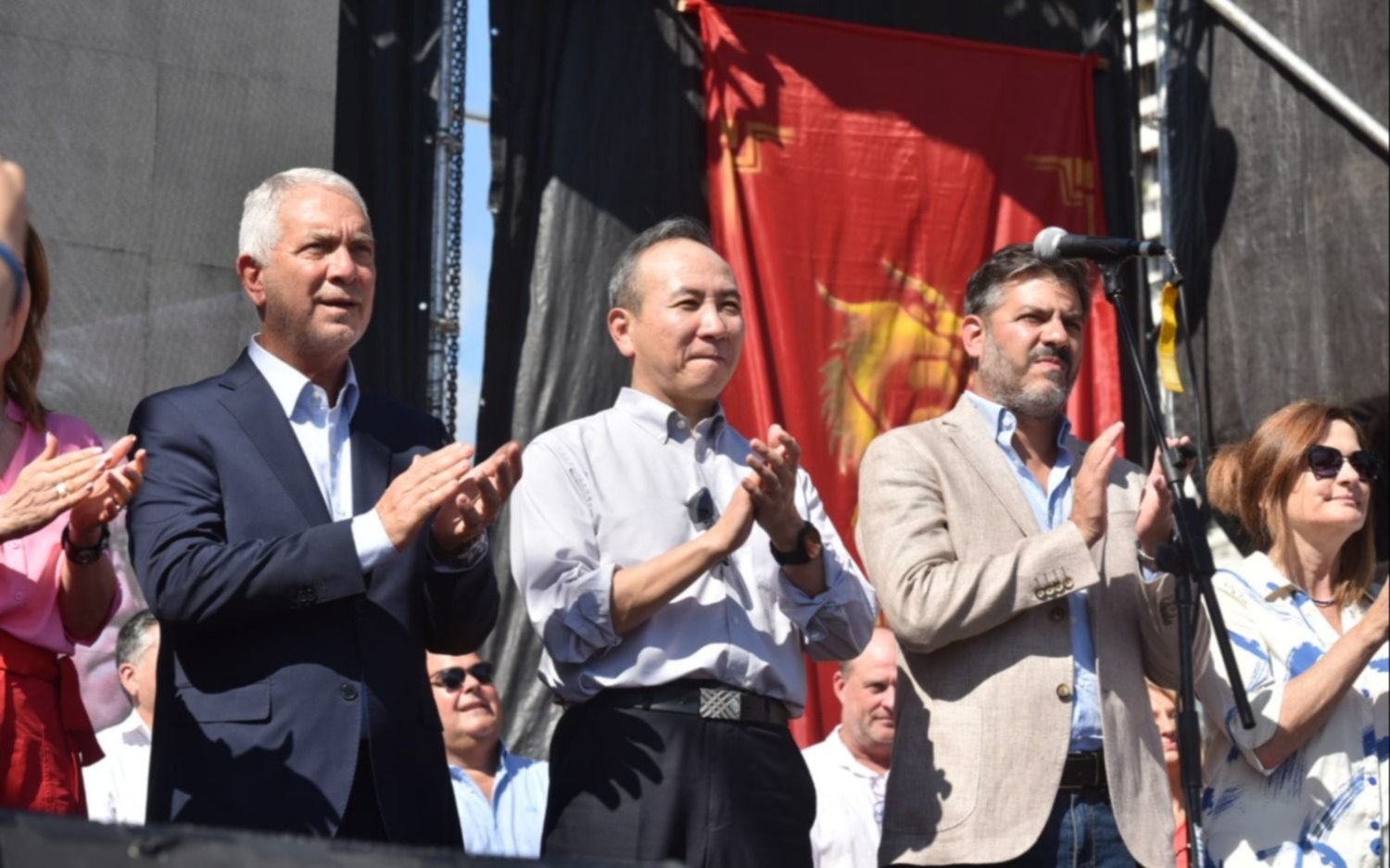 Alak participó del festejo del Año Nuevo Chino en Plaza Moreno