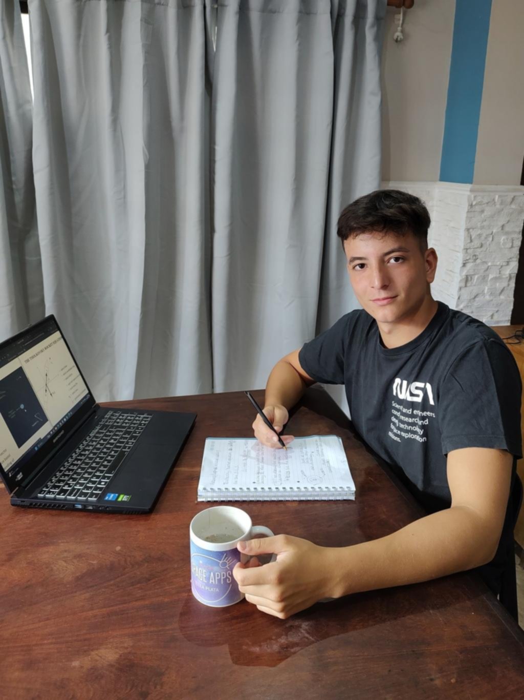 De Villa del Plata a la NASA, la historia de un estudiante de física