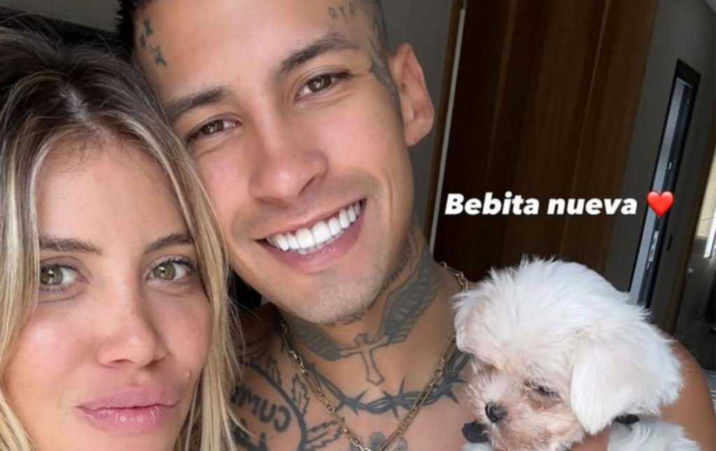 Wanda tiene un “bebé” nuevo para cuidar
