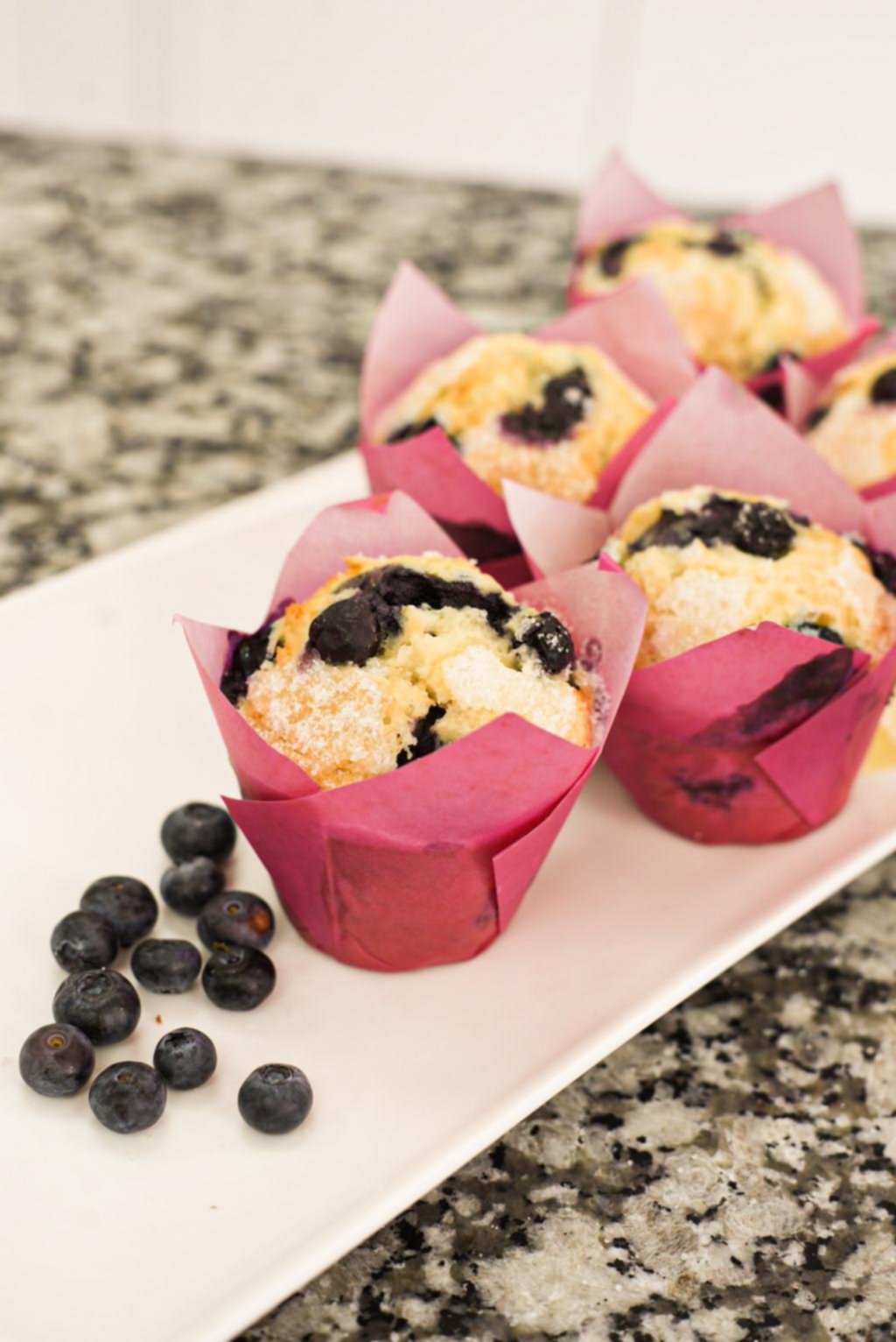 Muffins de limón y arándanos, por Mariana Corbetta