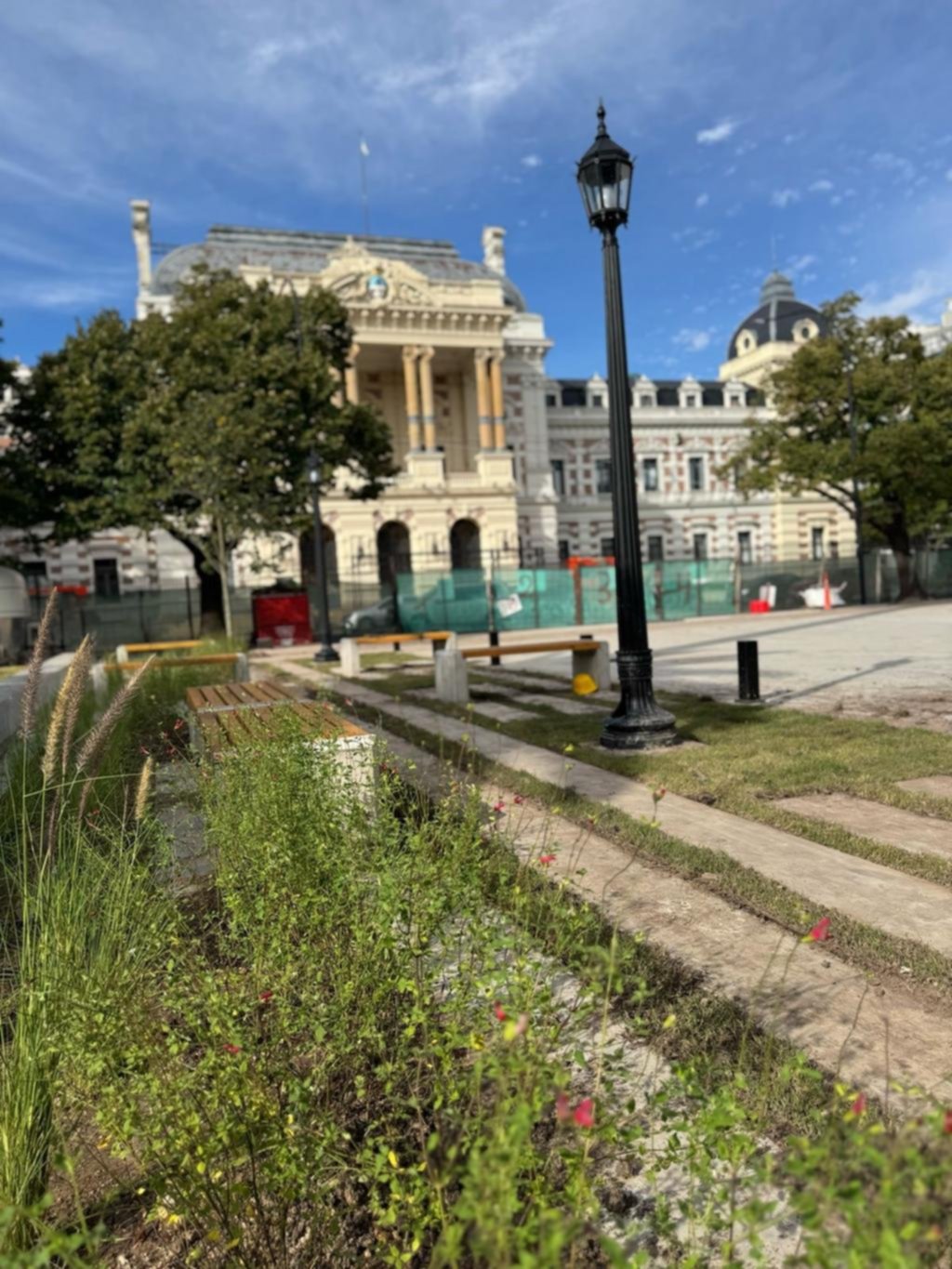 Plaza San Martín: por la lluvia, reprograman la fecha de inauguración