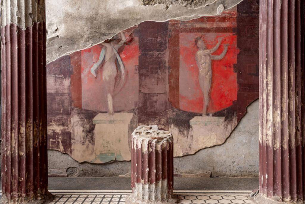 Descubren frescos monumentales en Pompeya