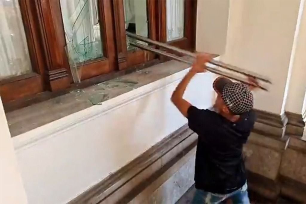 Tras los incidentes, desde el Municipio apuntaron a “agitadores políticos”
