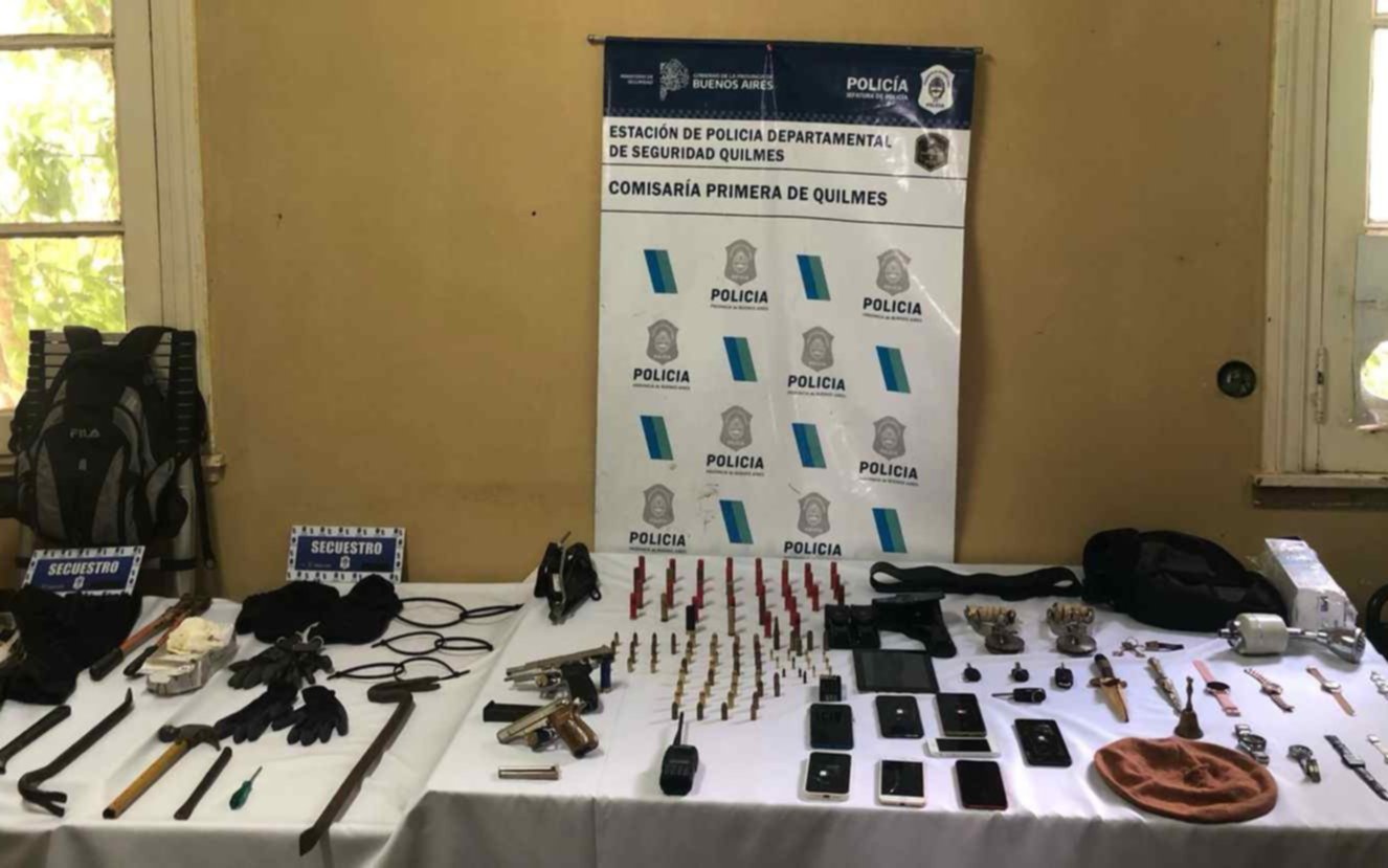Quilmes: Detienen a dos hombres por violenta entradera a matrimonio de ancianos
