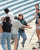 Guerra entre hinchas de Boca y Chacarita
