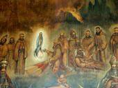 Preocupación por un mural de la parroquia San Luis Gonzaga