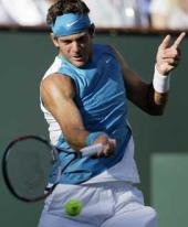 Del Potro no pudo con Nadal y dijo adiós a Indian Wells