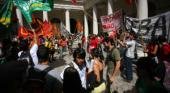 Protestan en la UNLP por el albergue estudiantil