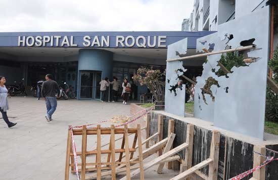 Homenajean a soldados de Malvinas en hospital San Roque
