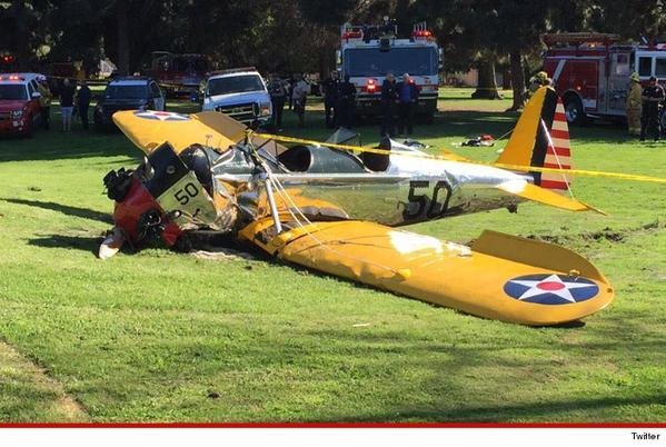 Harrison Ford se accidentó en una avioneta