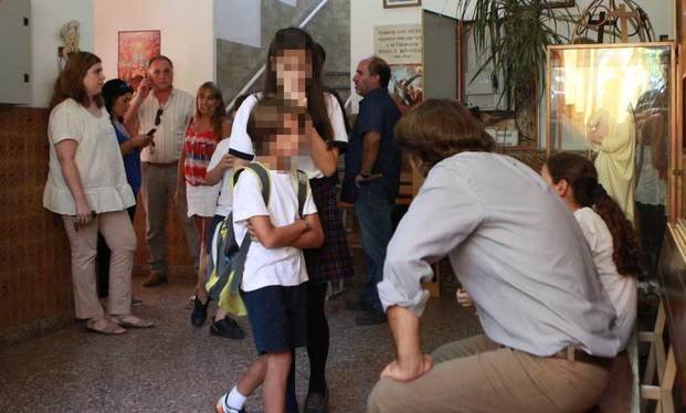 En el San Vicente de Paul no hubo clases y desinfectaron el colegio