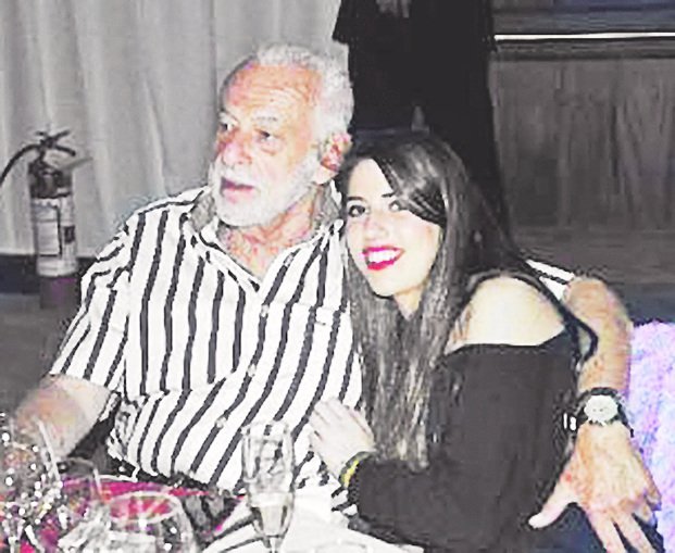 La nieta de Gerardo y un emotivo recuerdo