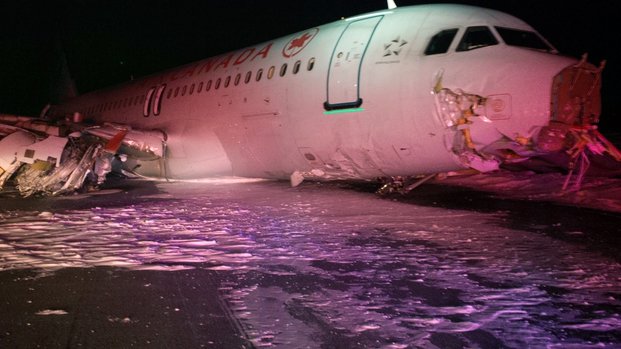 Canadá al borde de la tragedia por 
el despiste de un avión: hay 23 heridos